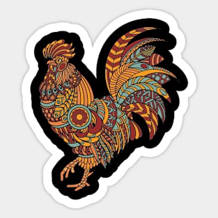 rooster funny gift Sticker